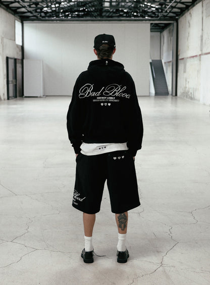 BADBLOOD Classic Logo Bermuda Pants / Black