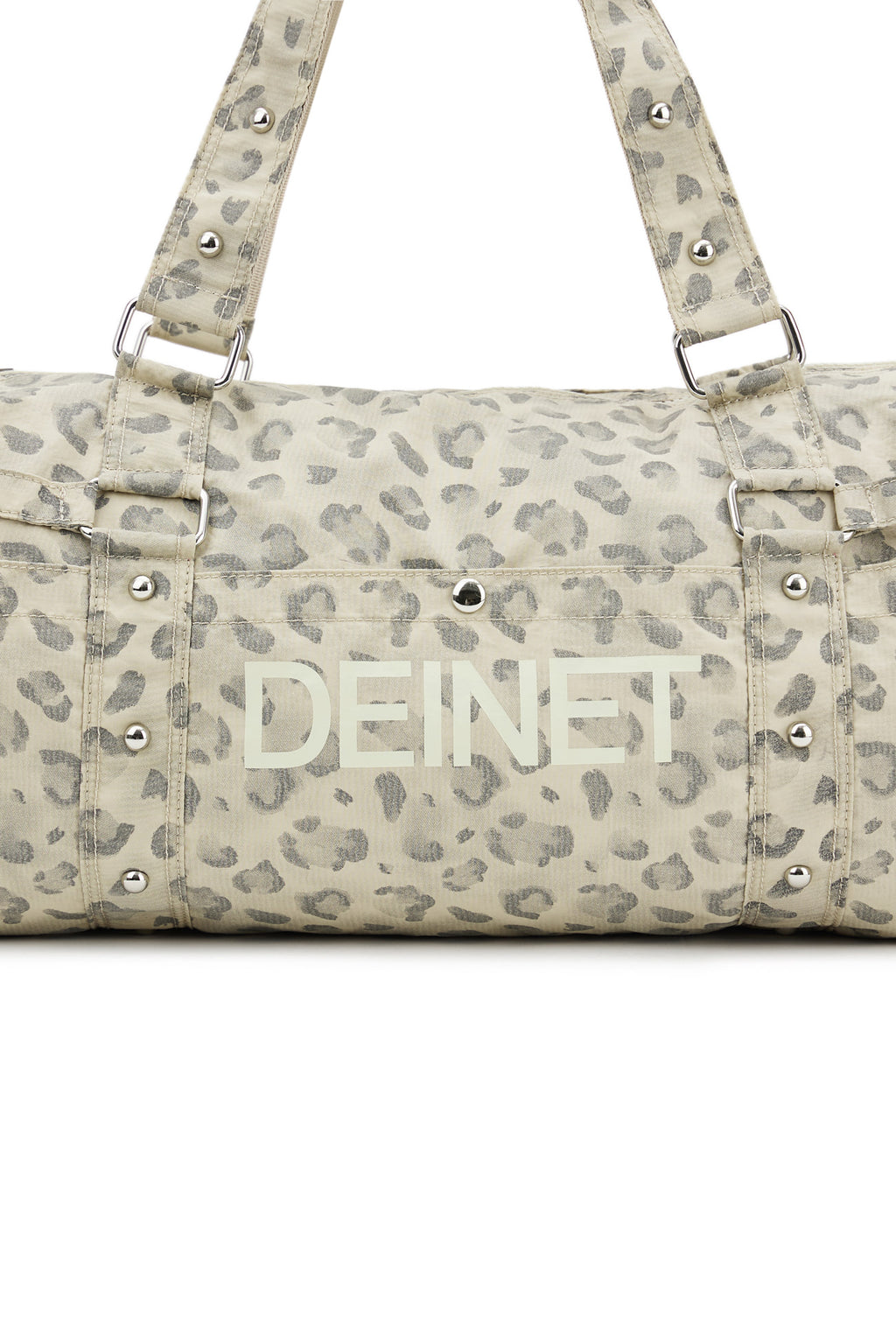 LOGO DUFFLE BAG IN LEOPARD