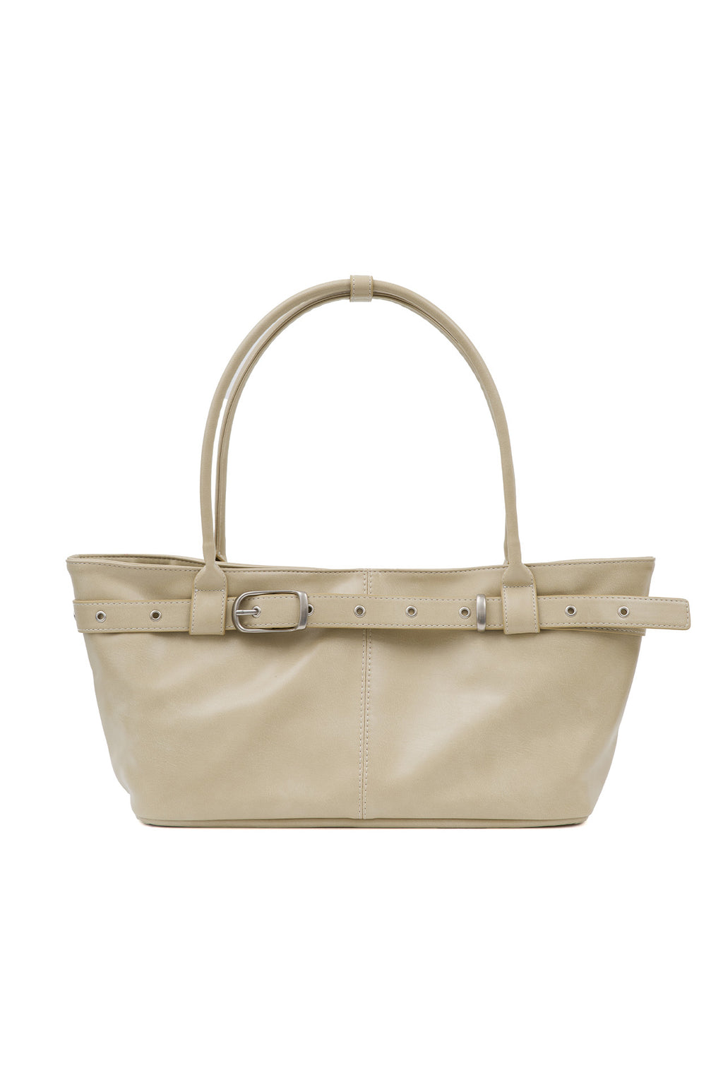 YEOMIM belted boat bag (beige)