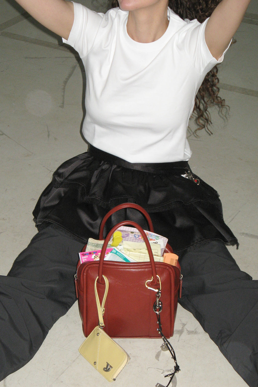 Yeomim mini box bag / rouge