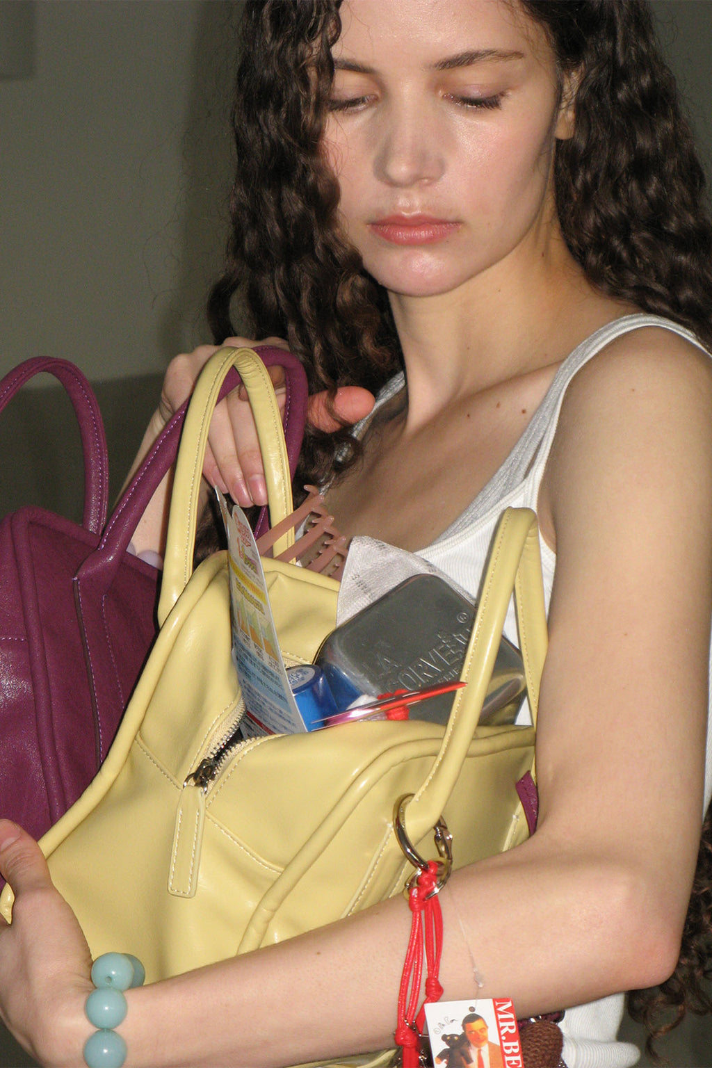 Yeomim mini box bag / butter