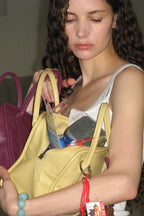 Yeomim mini box bag / butter