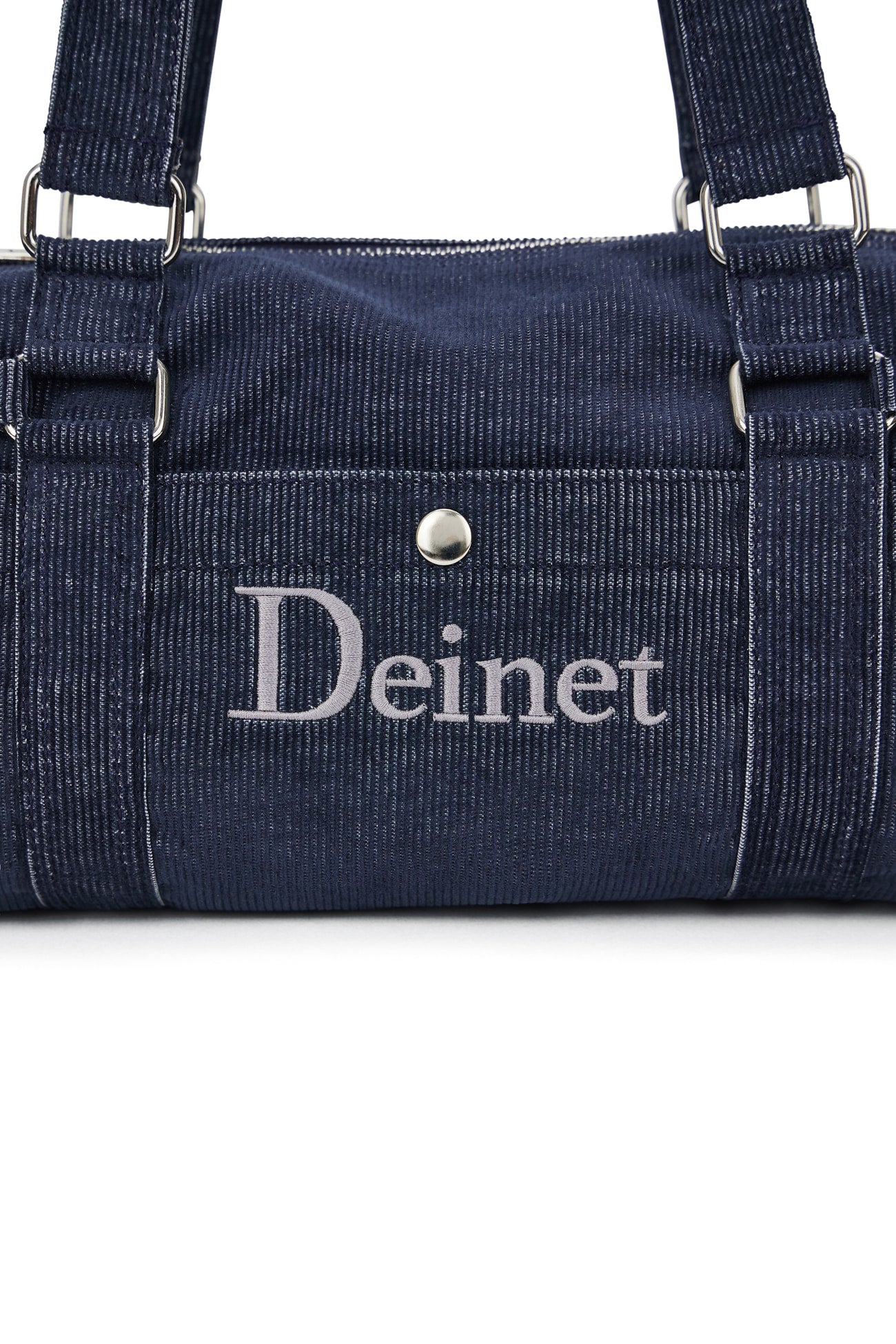 DEINET X TMV DENIM CORDUROY DUFFLE MINI BAG IN BLUE