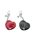 NFF Heart Star Mirror Key Ring