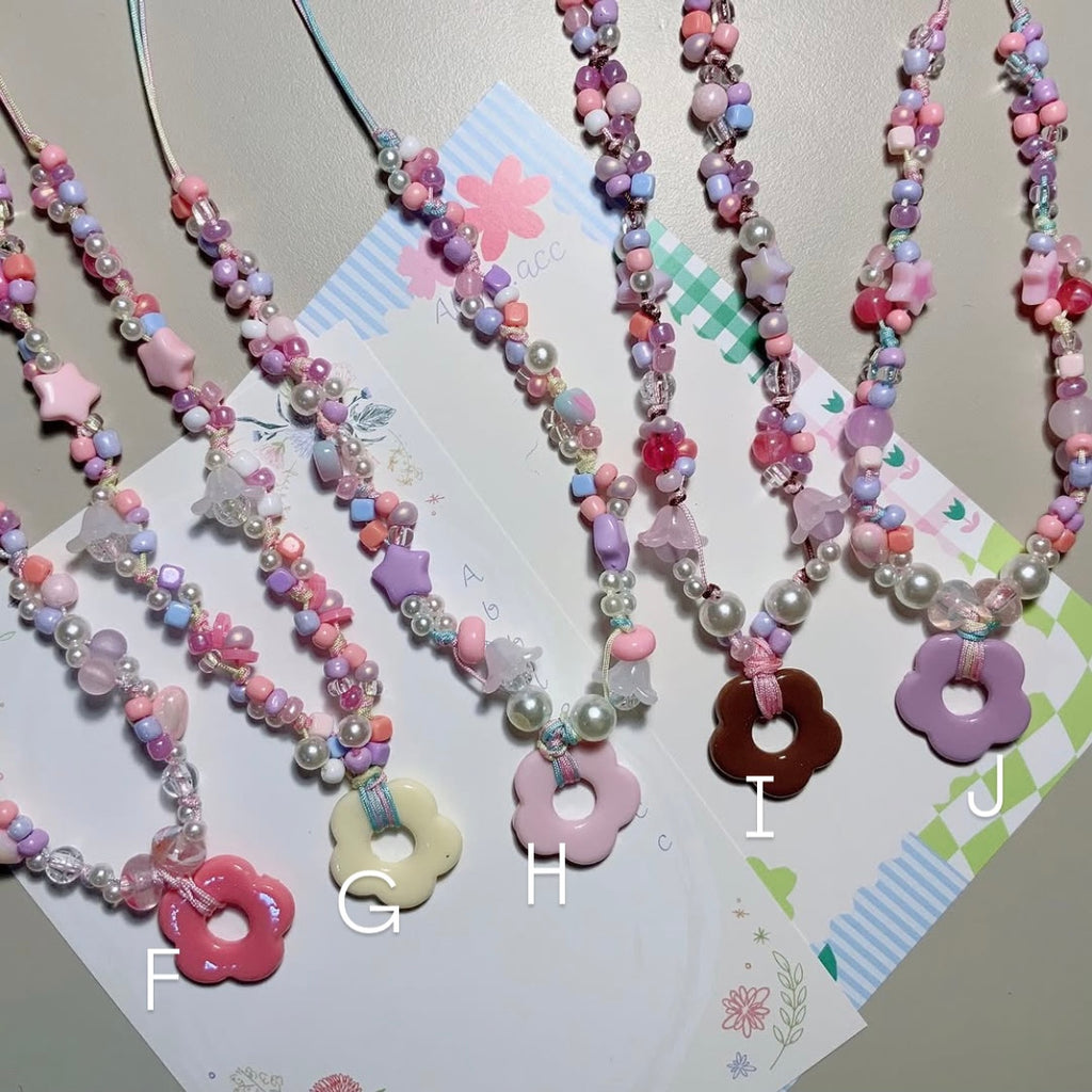 abbie.acc Mini Floral Necklace / 11colors