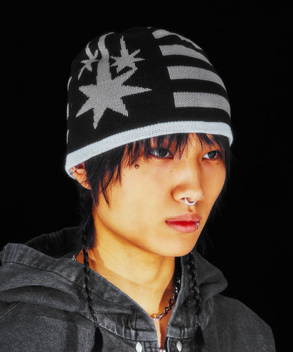 niceghostclub Symbol Star Flag Beanie