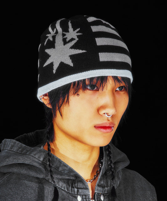 niceghostclub Symbol Star Flag Beanie