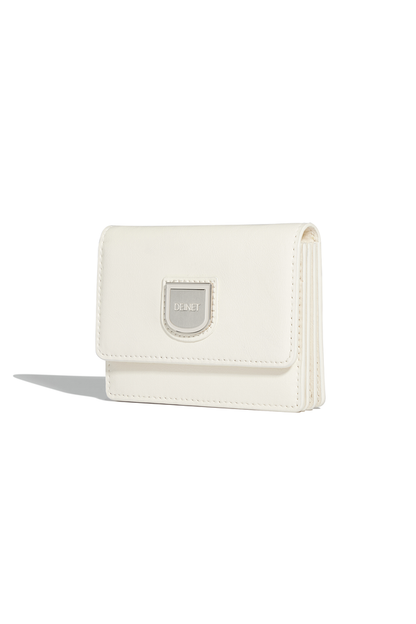 DEINET SIGNATURE WALLET IN IVORY (cowleather!)