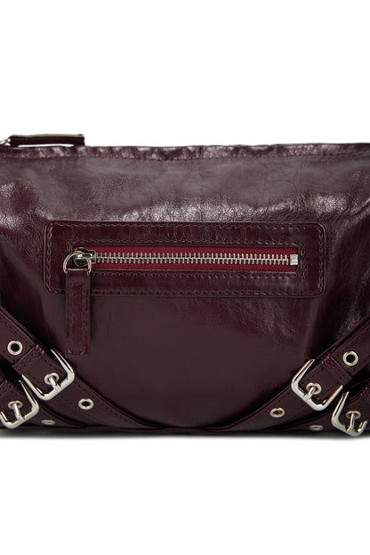 DEINET STUD POCKET BAG IN BURGUNDY