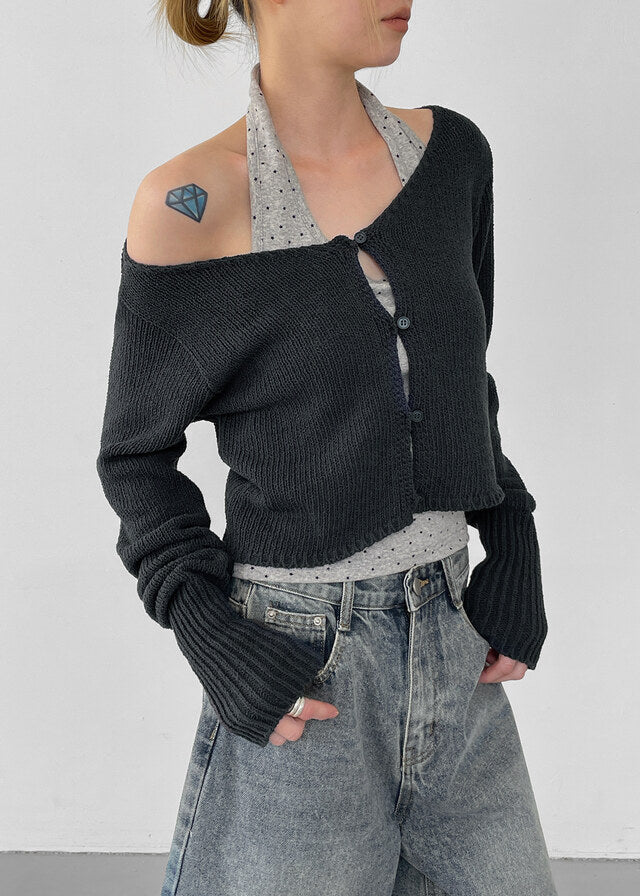 [韓國製造🇰🇷] Herish Linen Knit Cardigan / 2colors