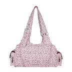 ILLIGO LOOP DOUBLE POCKET SHOULDER BAG - PINK LEOPARD