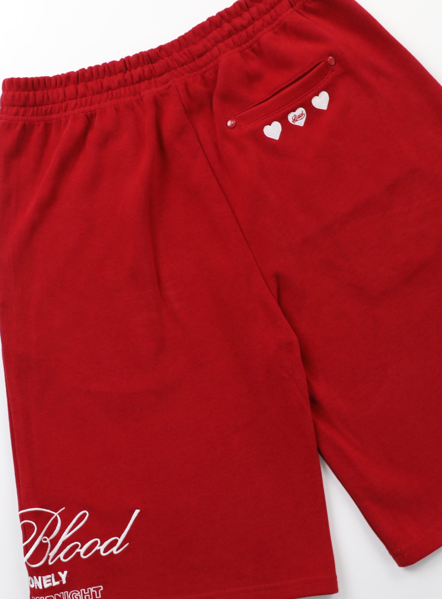 BADBLOOD Classic Logo Bermuda Pants / Red