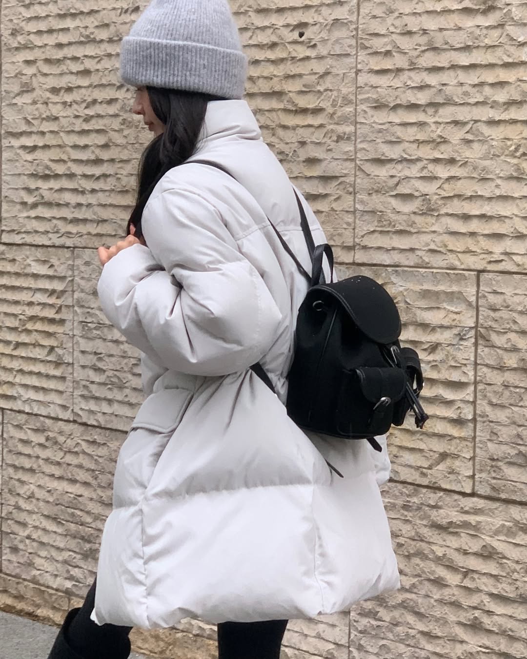 AHOHA Suede Keepin Bag Backpack / 2colors