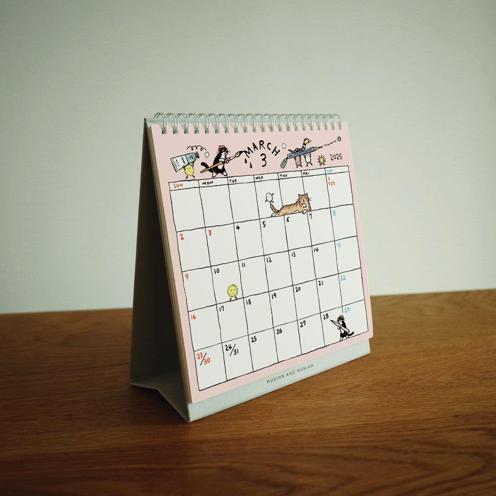 韓國文創 chocolateye 2025 desk calendar (by Yeonju Choi)