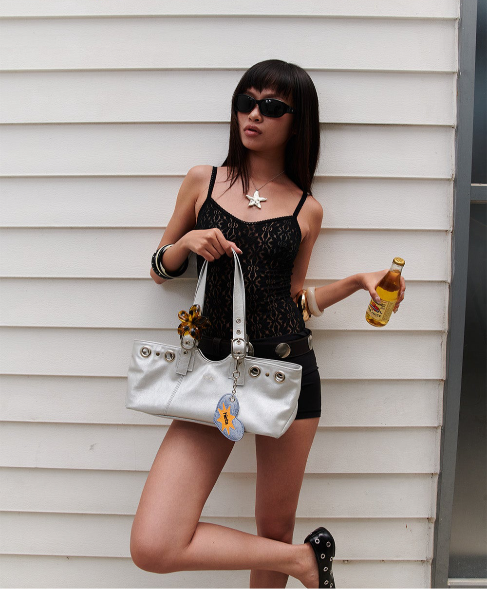 BECKY MINI BAG / SILVER