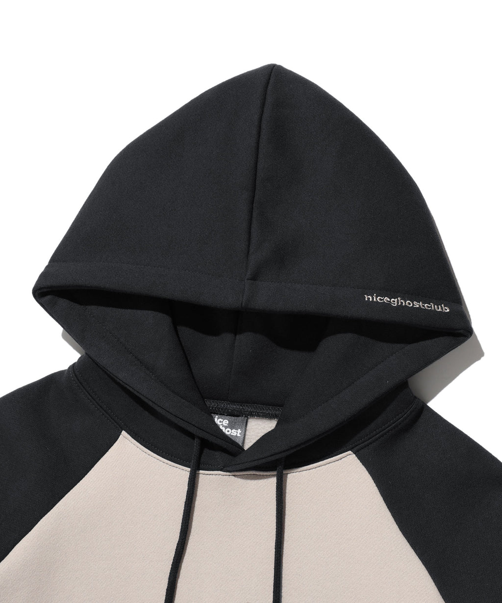 niceghostclub SHOOTING STAR LOGO HOODIE [BEIGE]