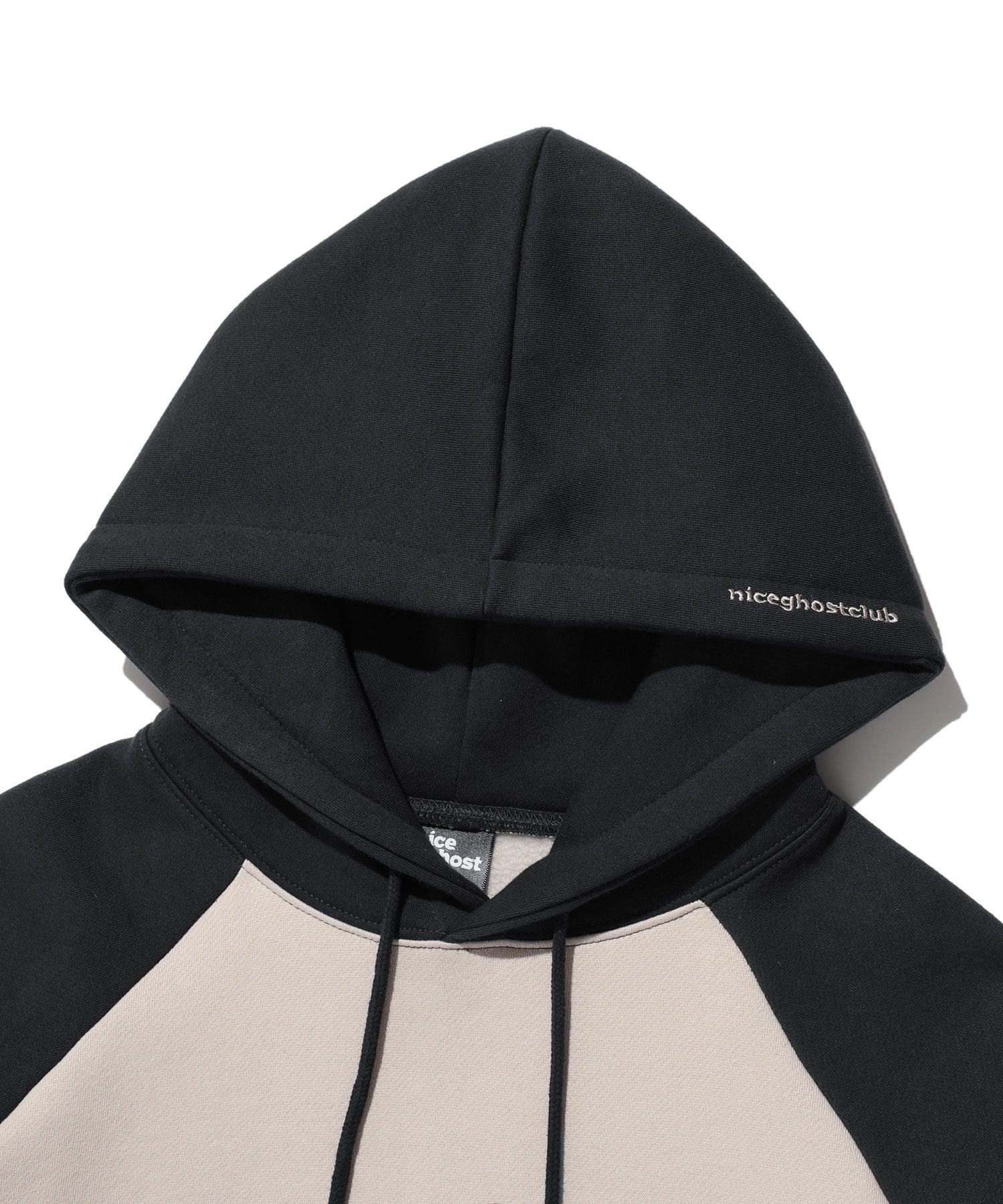 niceghostclub SHOOTING STAR LOGO HOODIE [BEIGE]