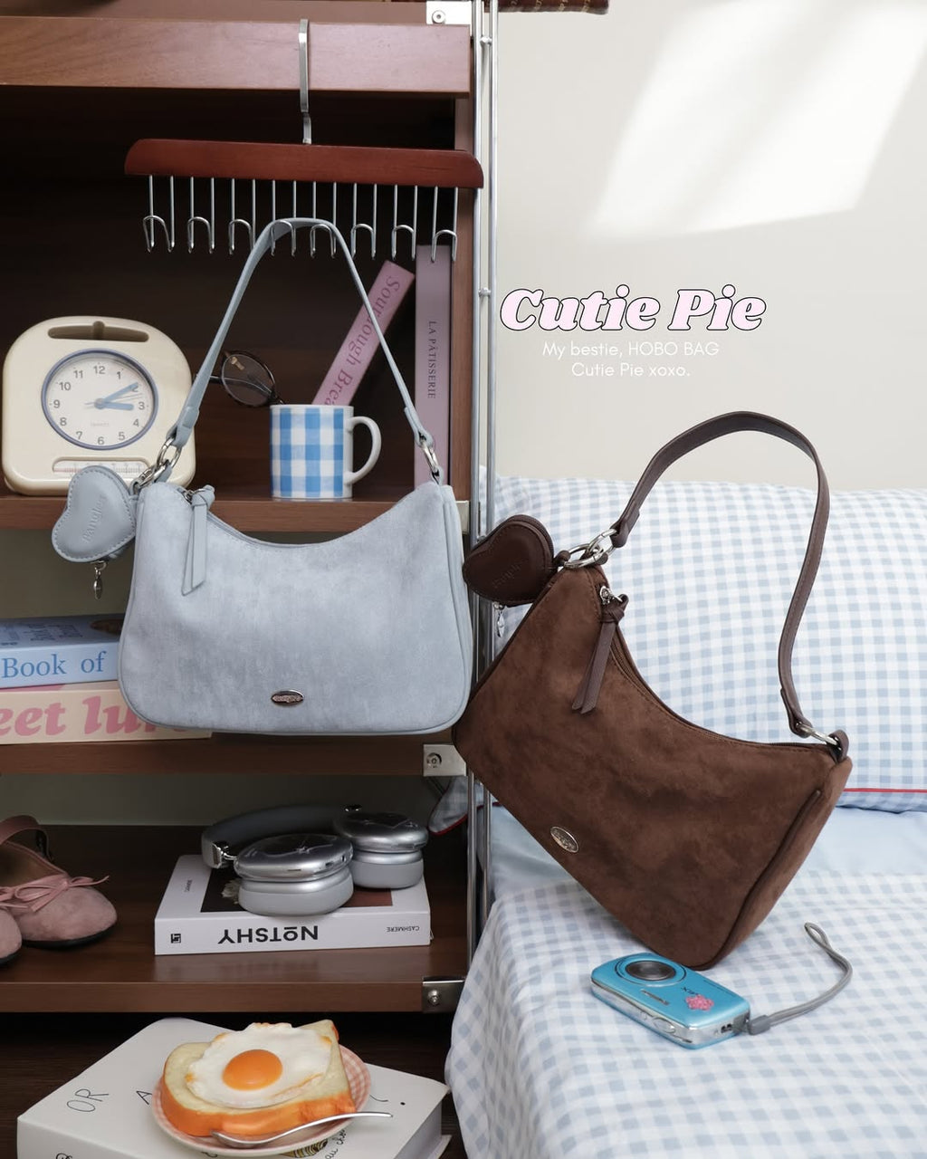 Cutie Pie Hobo Bag (crossbody OK!!) - 16colors