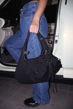 DEPC EYELET JACQUARD BAG