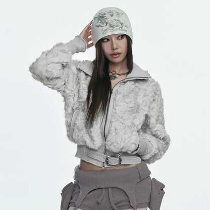 GILA ARCHIVE BABY ANGEL GRAPHIC BEANIE_WHITE