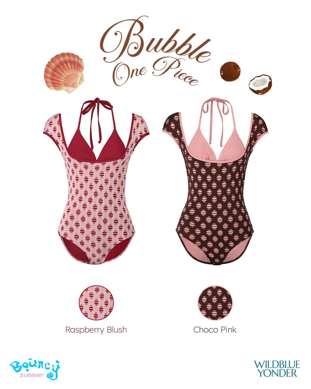 WILDBLUE YONDER Bubble One-Piece / 2colors (Copy)