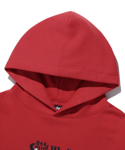 niceghostclub RESTLESS SLEEP HOODIE [RED]