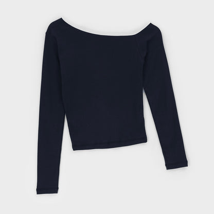 BLACKUP Off-Shoulder Long Sleeve / 5colors