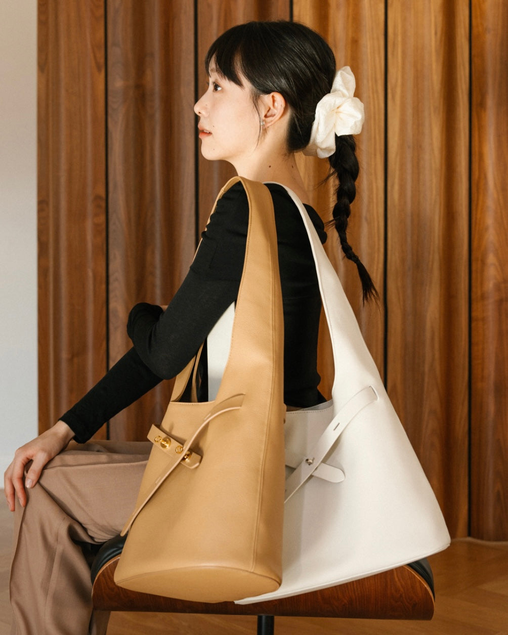 [100%牛皮] THE OFTN BOW BAG / 3COLORS