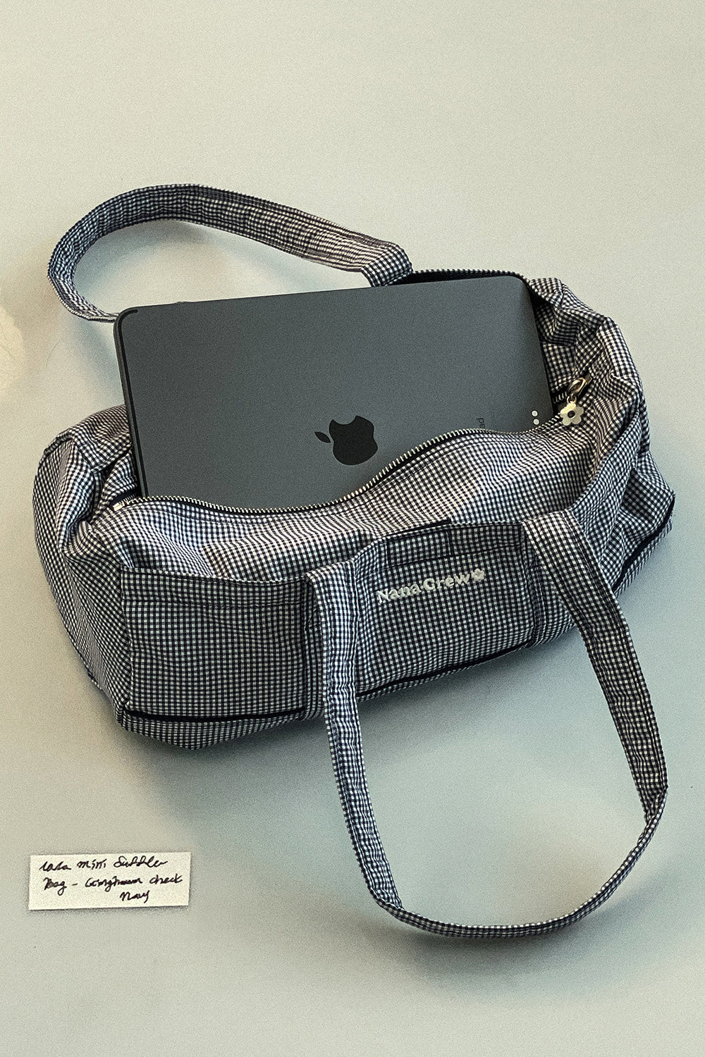 NANACREW MINI DUFFLE BAG - GINGHAM CHECK