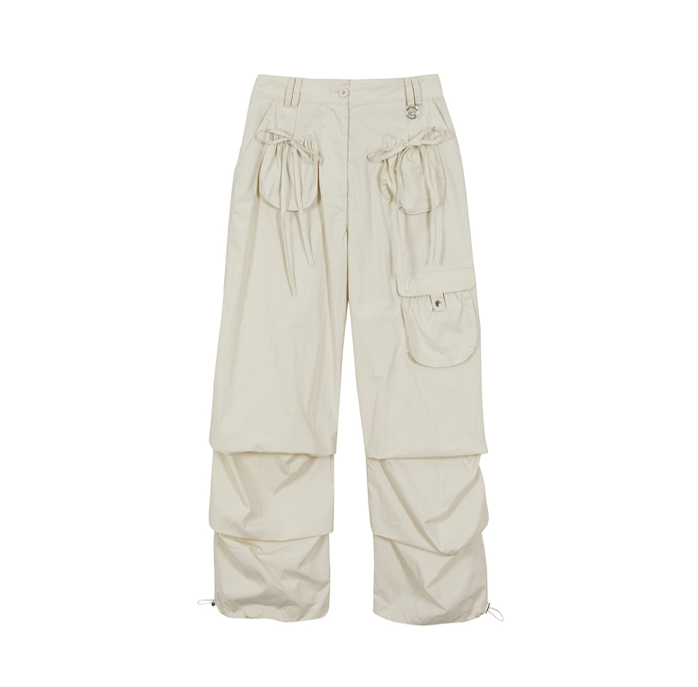 ILLIGO Two-Tuck Pocket Cargo Pants / cream