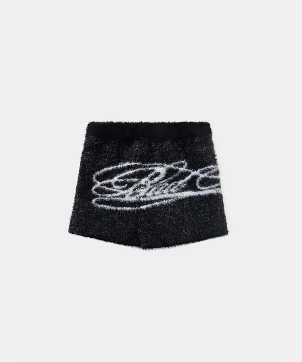 Dark Classic MYM Mohair Boy Shorts - Black
