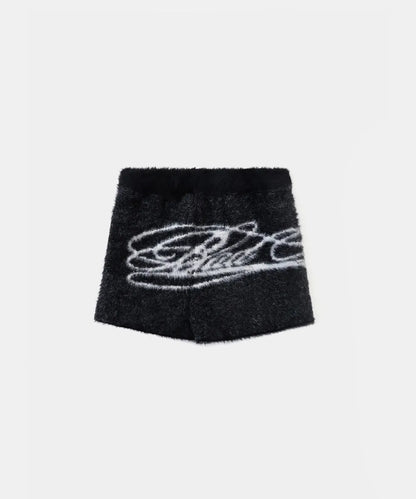 Dark Classic MYM Mohair Boy Shorts - Black