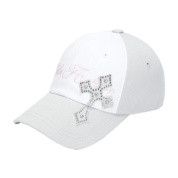 GILA ARCHIVE CROSS PATCHED WING BALLCAP_WHITE