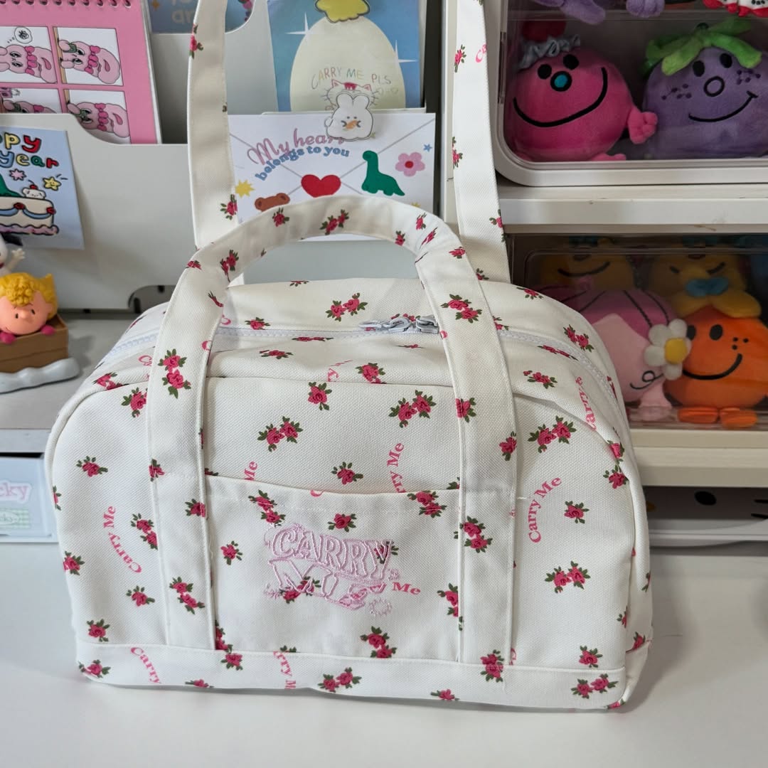 carryme.offical Two Tone Bag / Floral