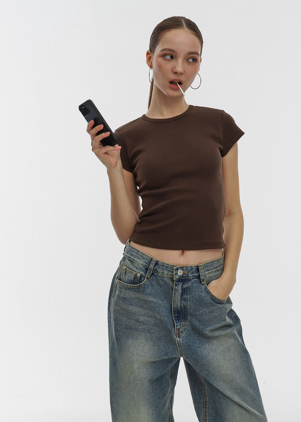 [韓國銷量7000+][B-BASIC] Standard Short Sleeve Round Tee / 5colors