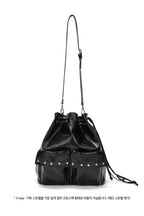 DEINET 5-WAY STUD POCKET MULTI BAG IN BLACK