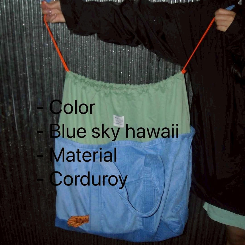 Corduroy Toast Bag🍞 - Blue Sky Hawaii🌺🥥