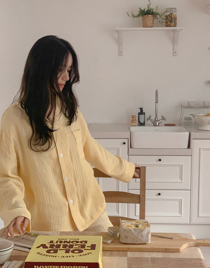 [韓國售出16,000+⭐️] J'eu Seven Days Cotton Pajama Set 7colors