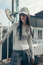 hugyourskin HUG friends cap / grey