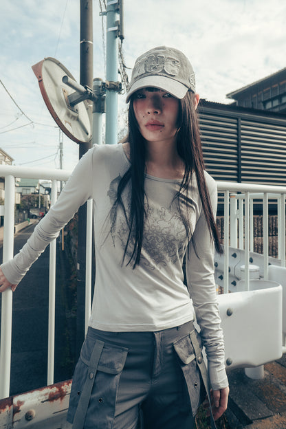 hugyourskin HUG friends cap / grey
