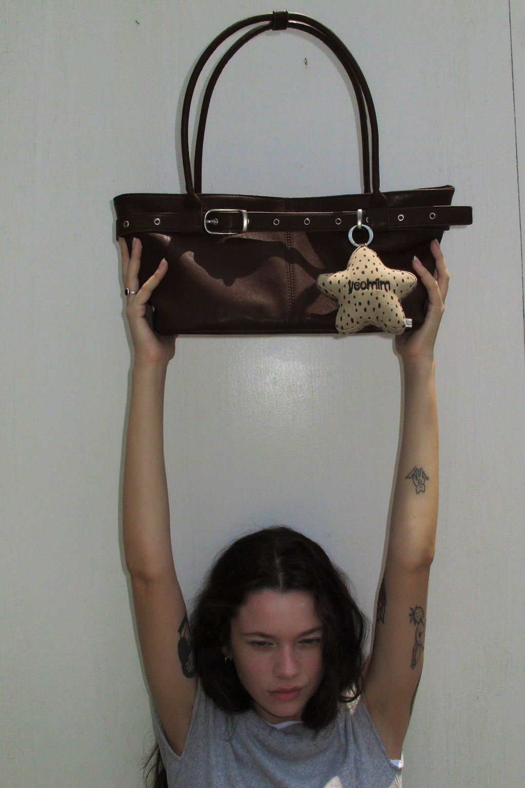 YEOMIM belted boat bag (espresso)