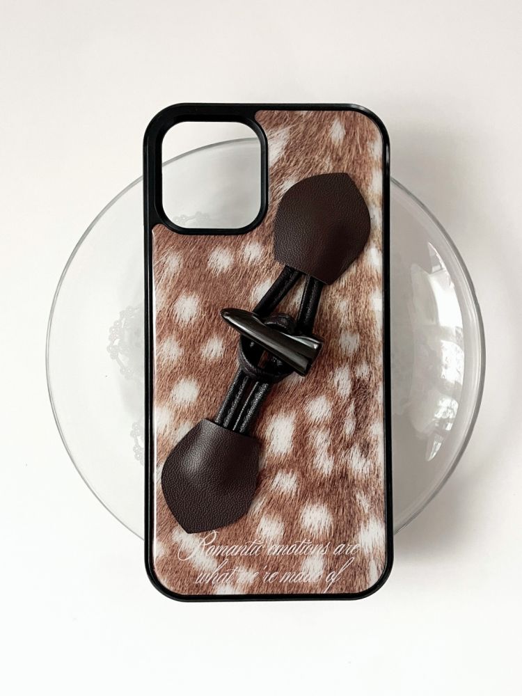 Bambi Toggle Case - Brown (iPhone & Samsung Available)