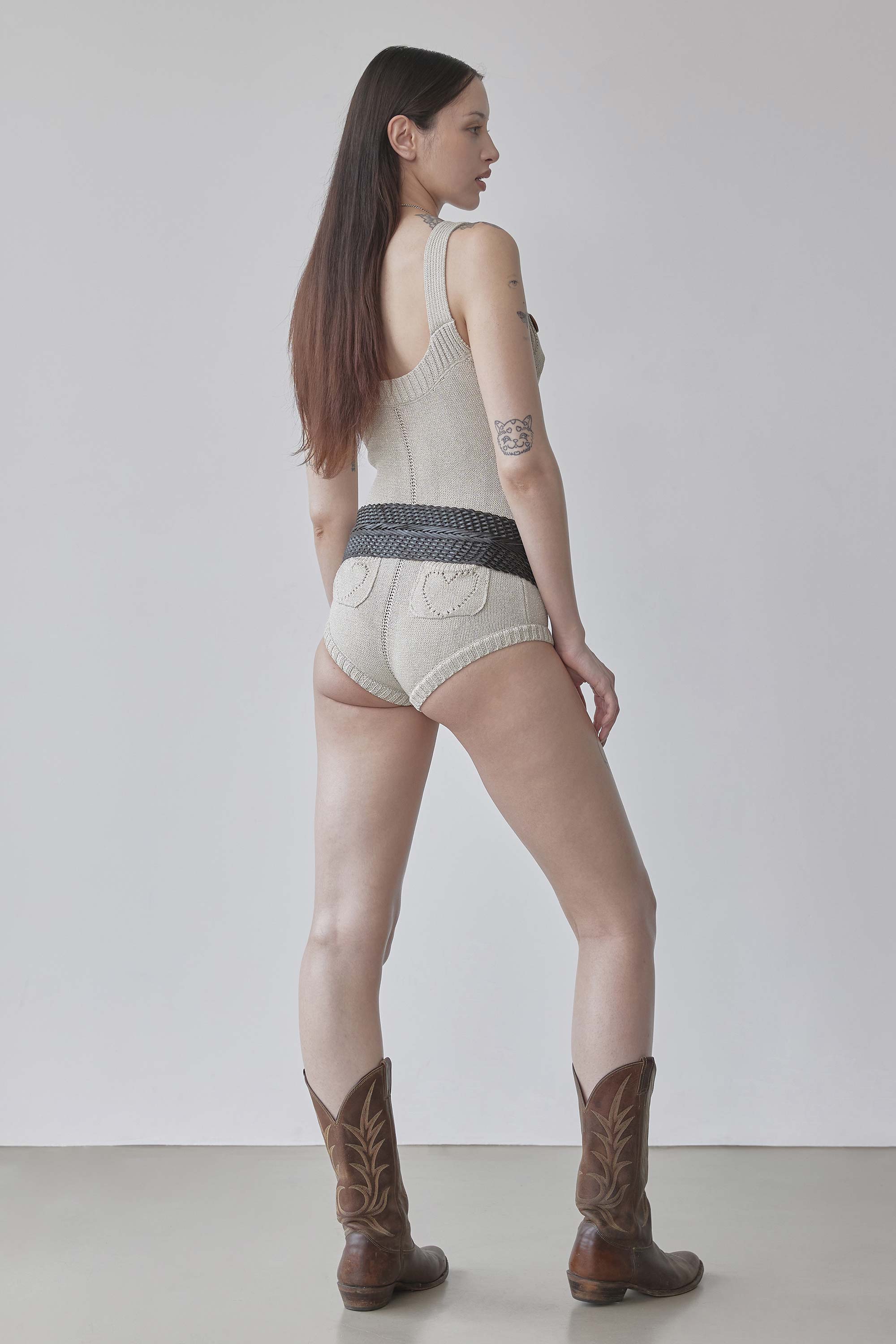 Overalls Knitted Bodysuit Raw