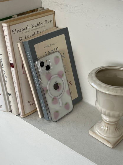 cloud strawberry [magsafe jell-hard case]