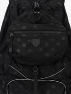 AIRY POCKET BACKPACK - DOT BLACK