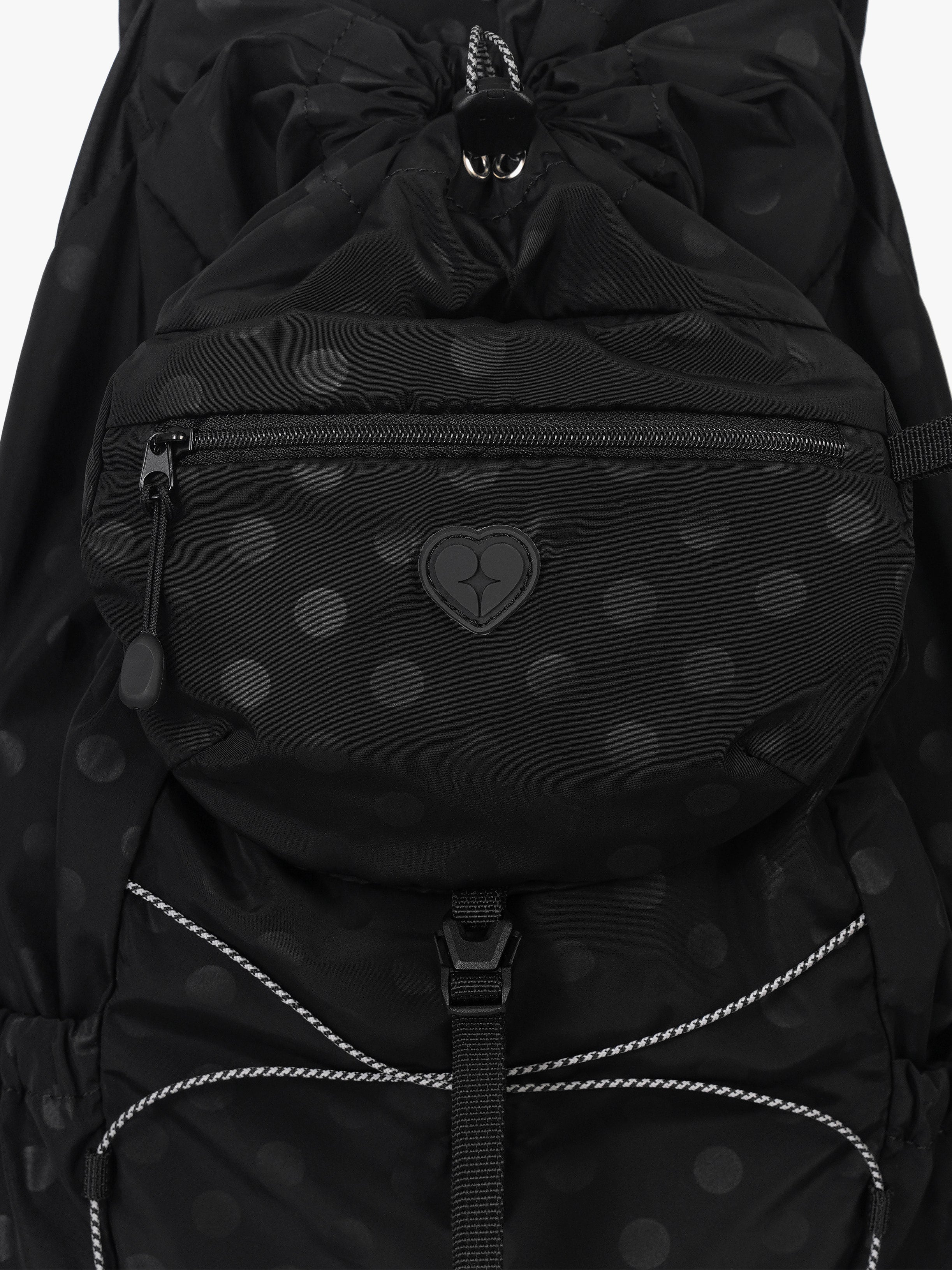 AIRY POCKET BACKPACK - DOT BLACK