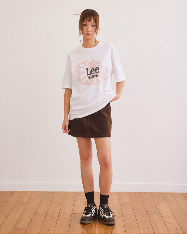 Fallett x Lee Sun Flower Short Sleeve Tee / white