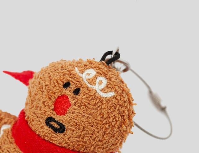 TUKATA HOLIDAY EDITION gingermas (Small) terry-towel doll keyring