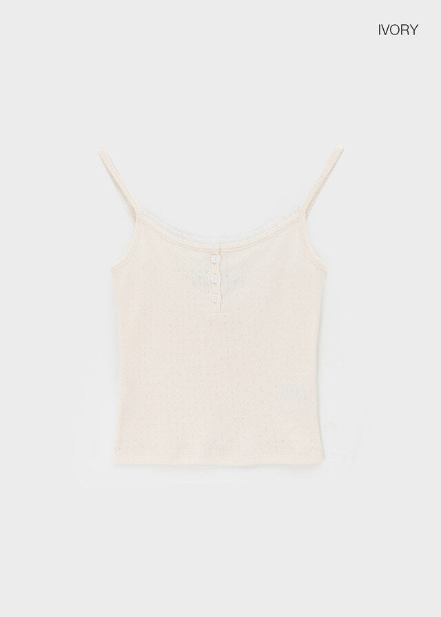 [韓國製造🇰🇷] Chitti Punching Lace Tank Top / 3colors
