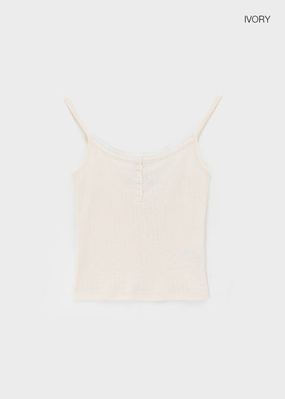 [韓國製造🇰🇷] Chitti Punching Lace Tank Top / 3colors